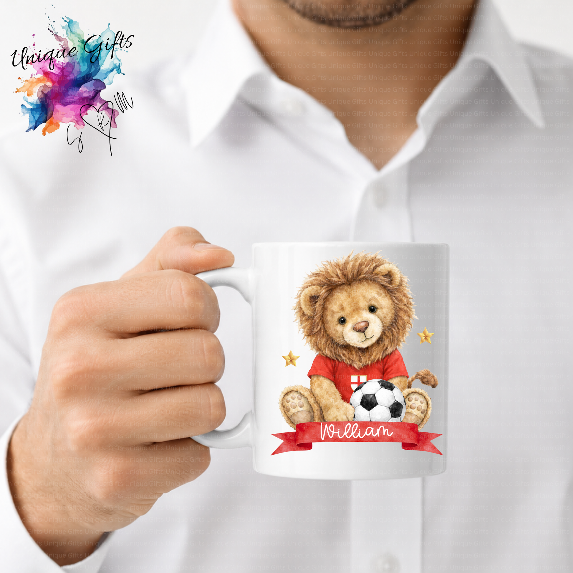 Personalised It's Coming Home World Cup '26 Lion Football 11oz Mug