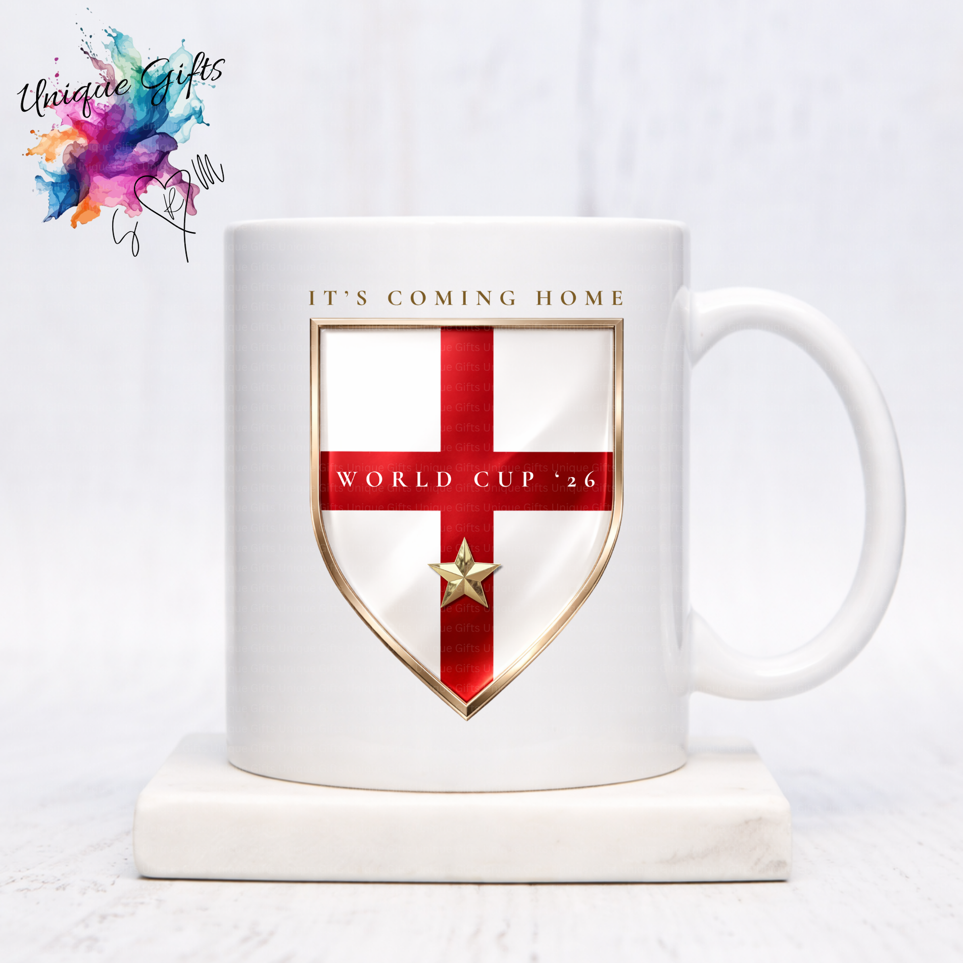 It's Coming Home World Cup '26 Lion Football 11oz Mug