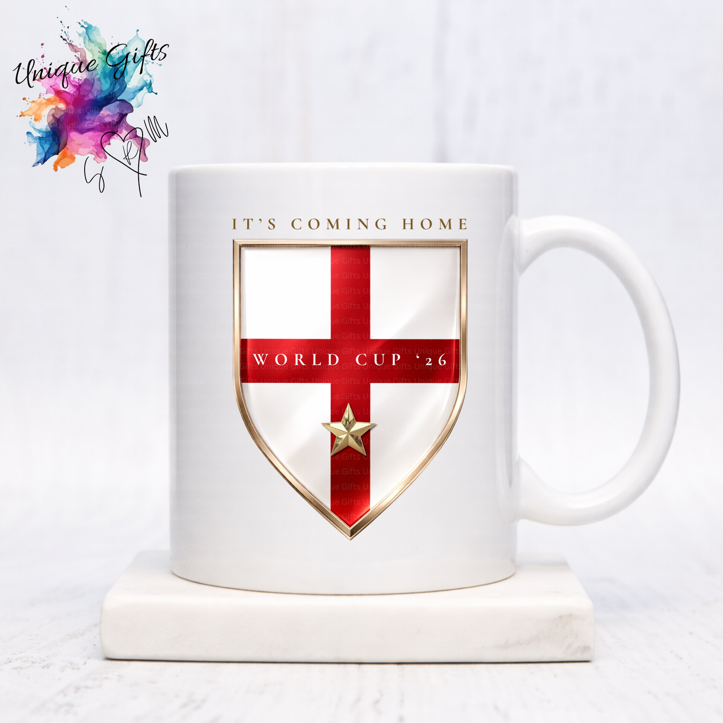 It's Coming Home World Cup '26 Lion Football 11oz Mug